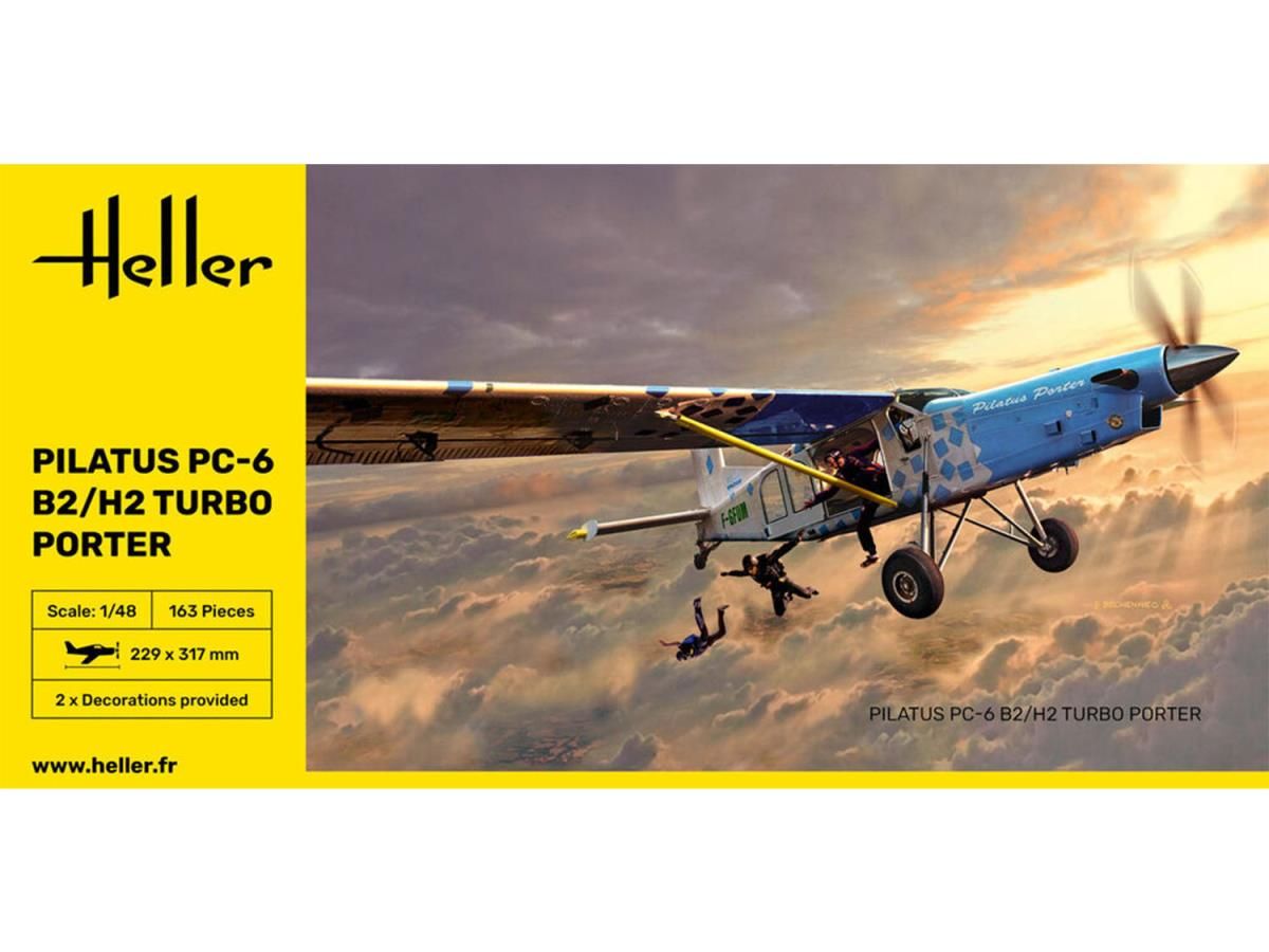 Heller 1/48 Pilatus PC-6 B2/H2 Turbo Porter Kit 30410