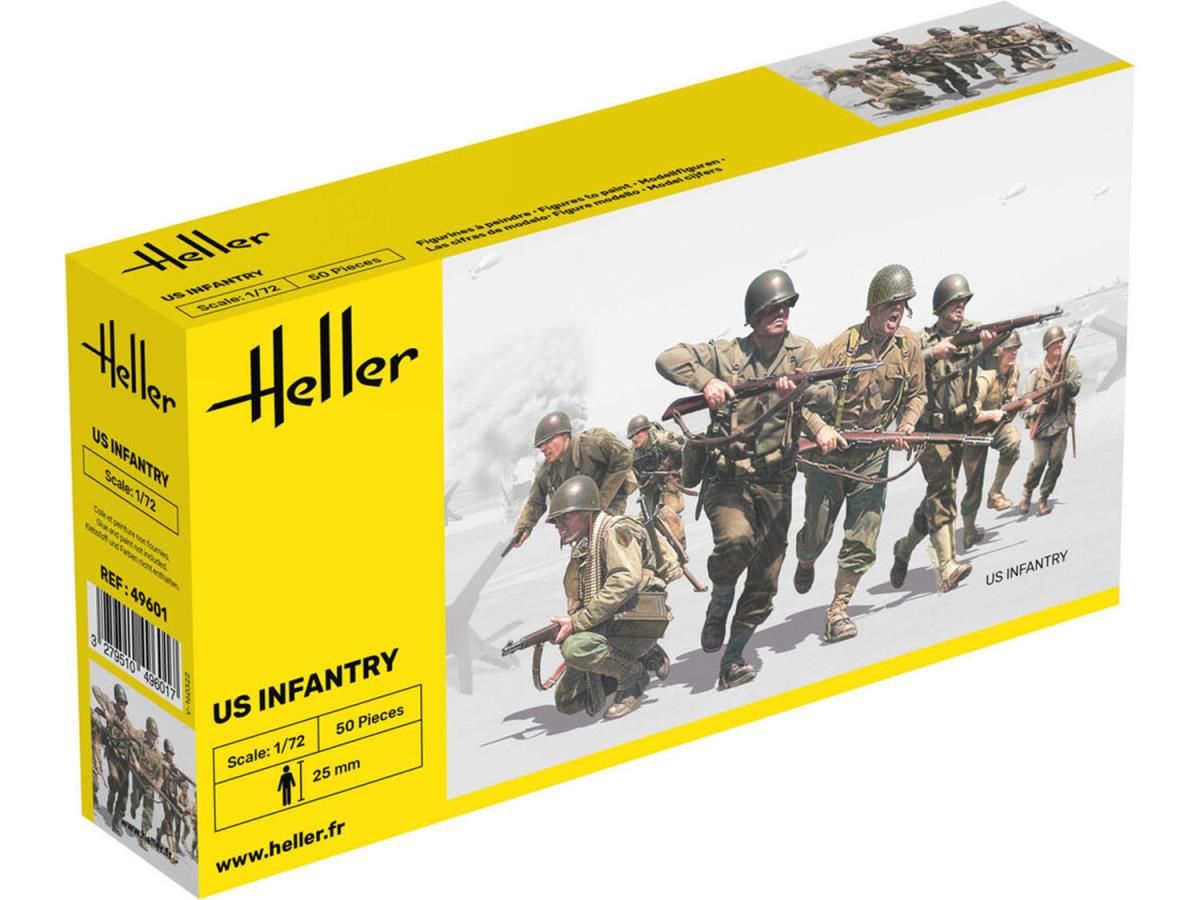 Heller 1/72 US Infantry - 50 pieces 49601
