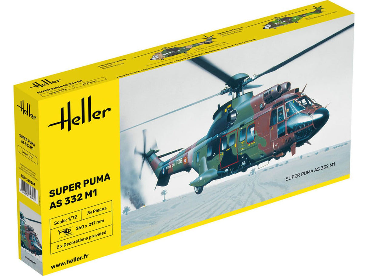 Heller 1/72 Super Puma AS332 M1 Kit 80367
