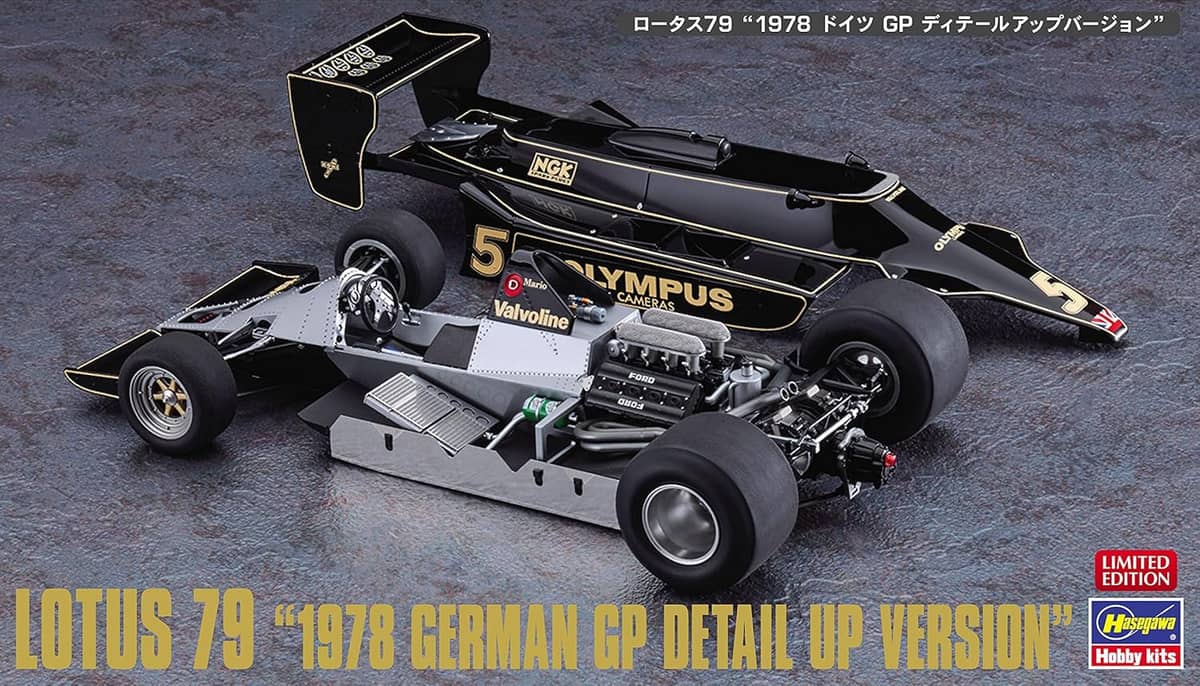 Hasegawa 1/20 1978 Lotus 79 German GP Detail Version With Etched Metal Parts