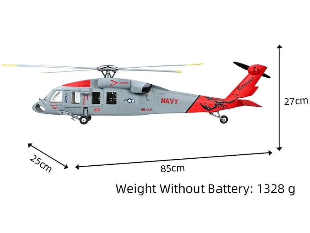 Flywing MH-60R Jayhawk UH-60 ACE GPS : FW-MH60R