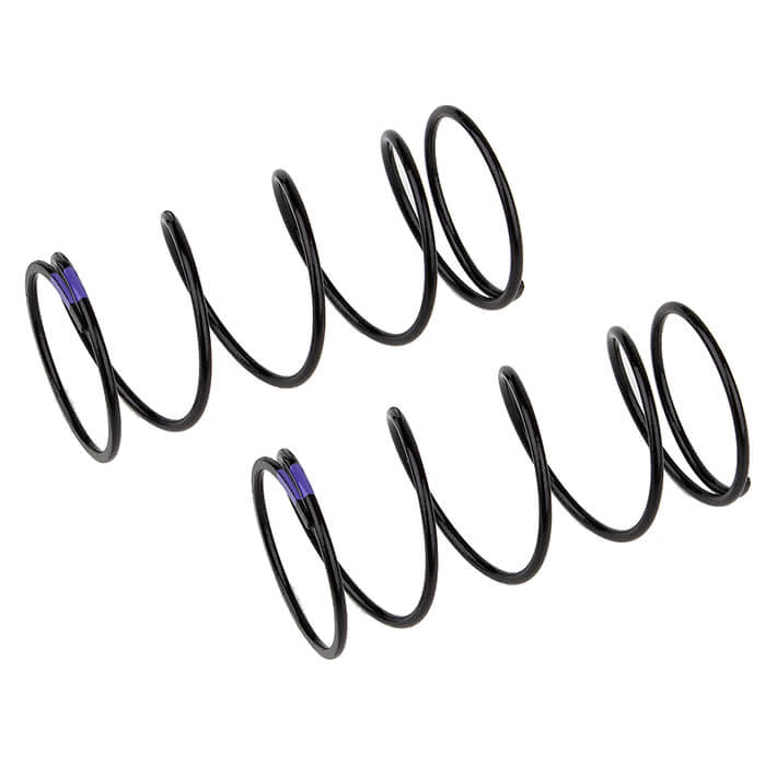 TEAM ASSOCIATED 13MM FRONT SHOCK SPRINGS PURPLE 4.6LB/IN L44 5.75T 1.2D
