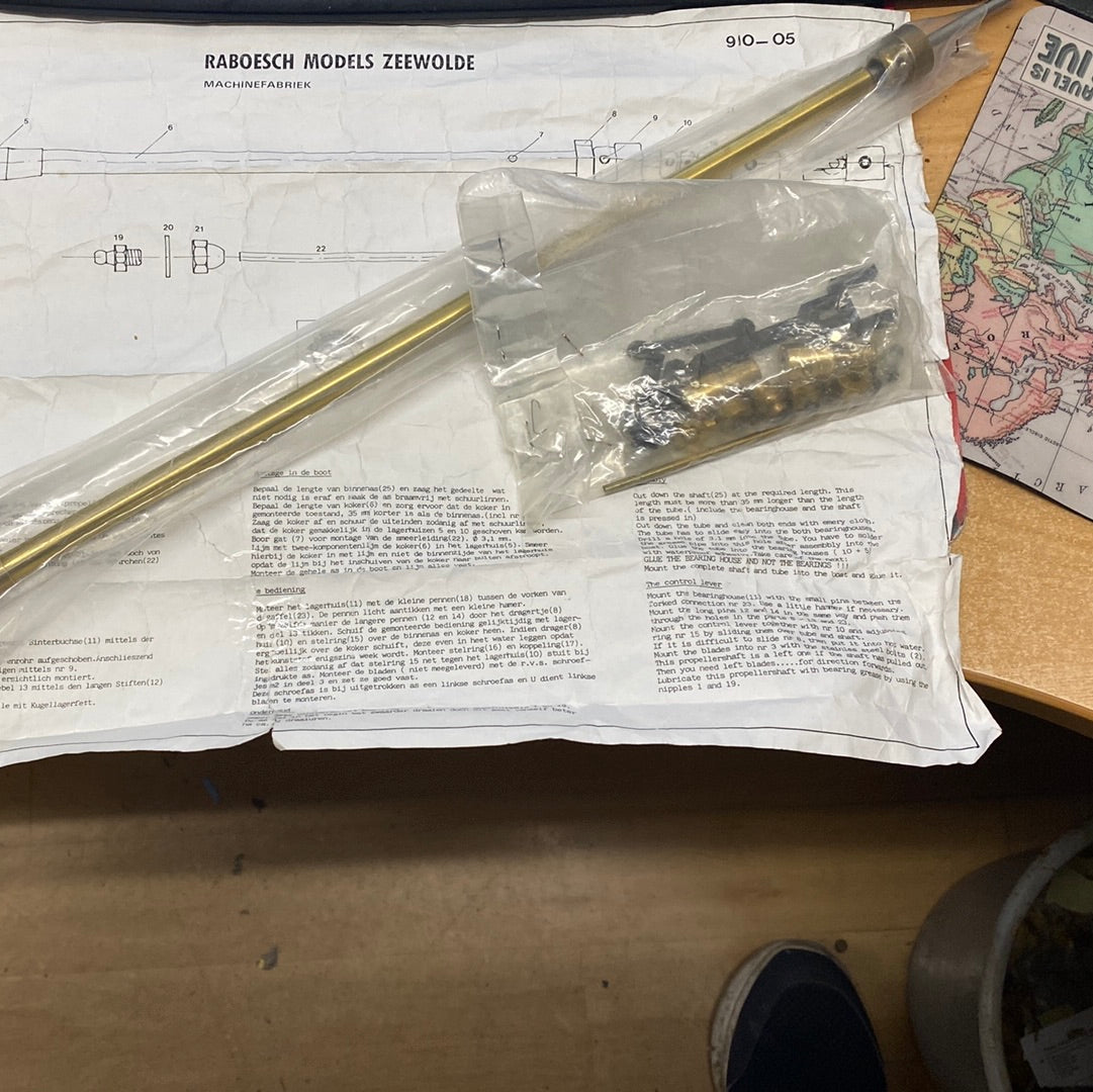 Raboesch variable pitch Propeller Shaft- 380mm long
