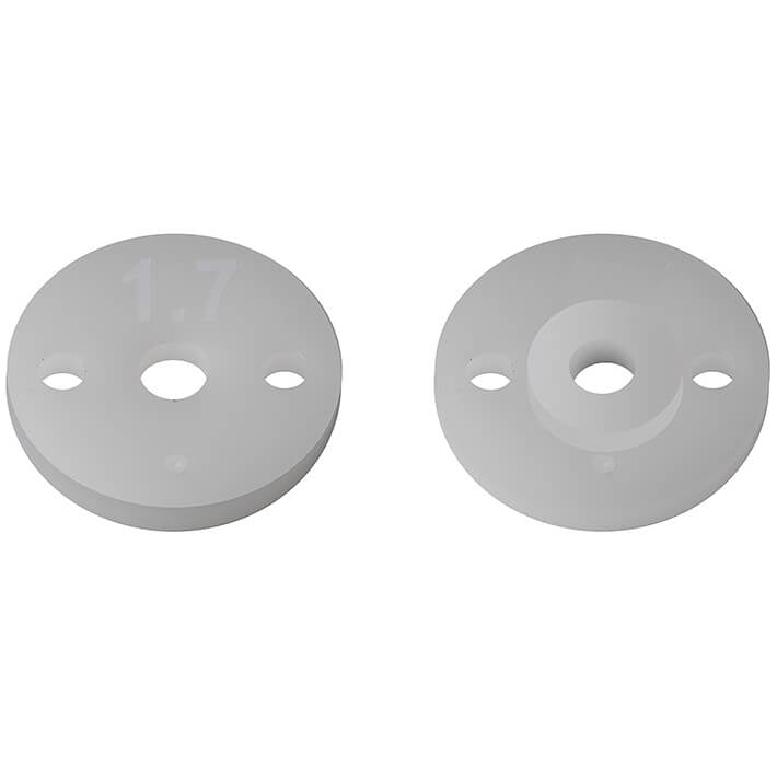 TEAM ASSOCIATED FT 13MM SHOCK PISTONS 2.0MM 2 x 1.7