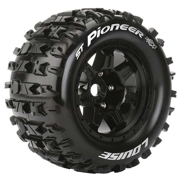 LOUISE RC ST-PIONEER 1/8 SPORT1/2 OFFSET HEX 17MM BLACK CHR