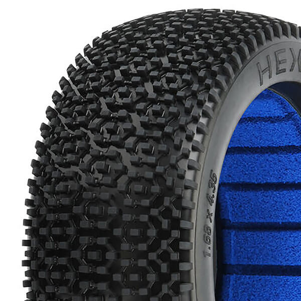 PROLINE HEX SHOT M3 SOFT 1/8 BUGGY TYRES W/CLOSED CELL