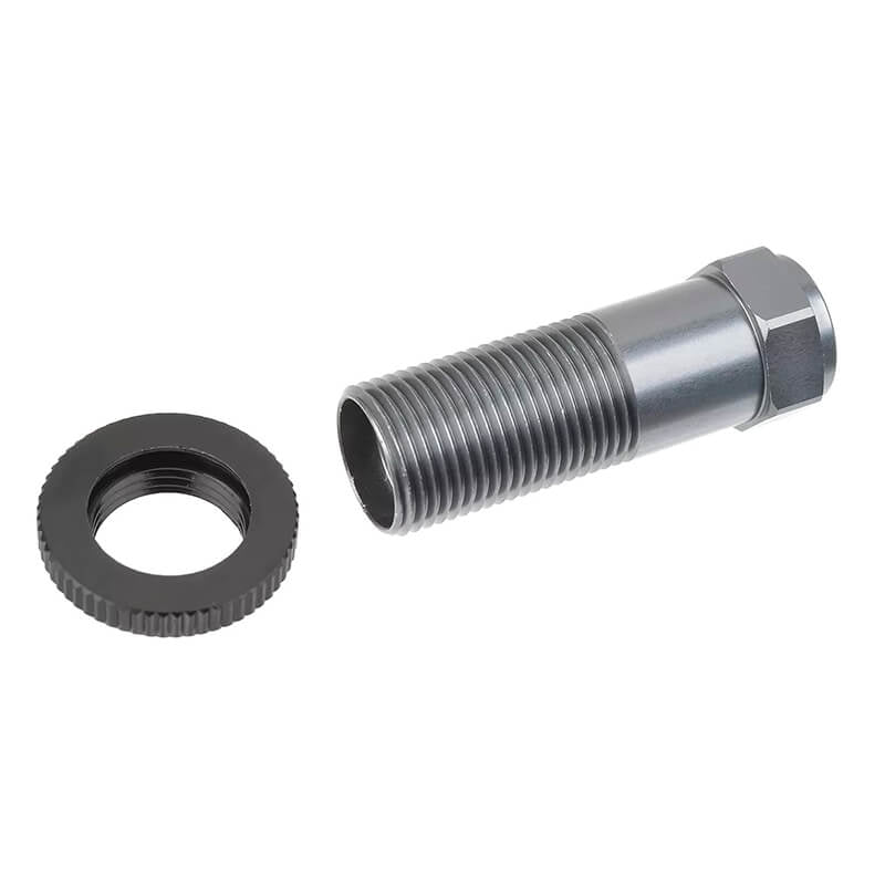 CORALLY SERVO SAVER SHAFT W/ NUT ALUMINUM TITANIUM BLACK