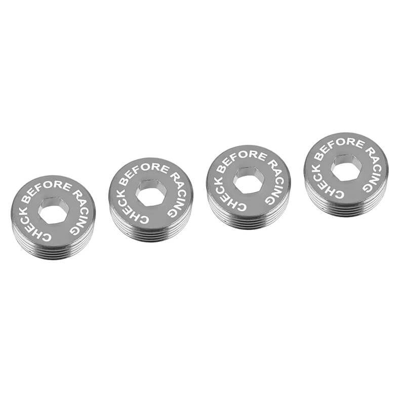 CORALLY PIVOT BALL ADJUSTINGNUT ALUMINUM TITANIUM 4 PCS