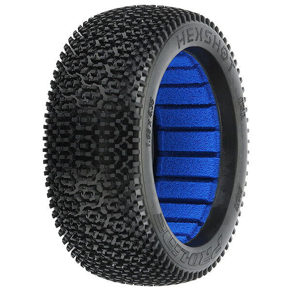 PROLINE HEX SHOT S4 SOFT 1/8 BUGGY TYRES W/CLOSED CELL