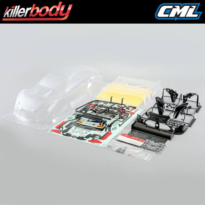 KILLERBODY DENSO KOBELCO SARD RC F CLEAR BODYSHELL 1/10TH