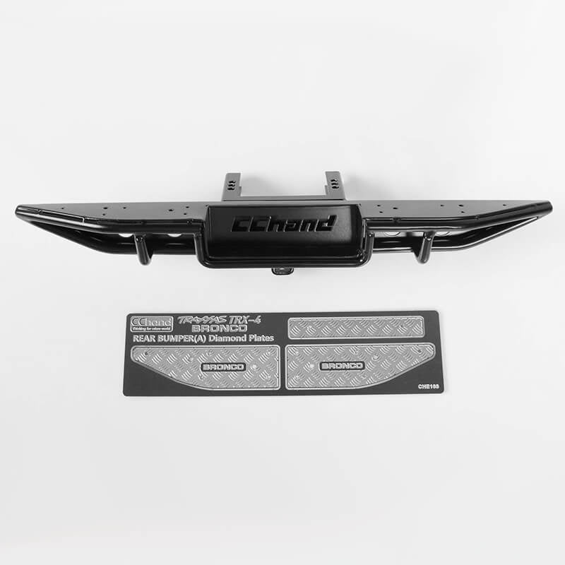 RC4WD RANCH REAR STEP BUMPER FOR TRAXXAS TRX-4 79 BRONCO RANGER XLT (BLACK)