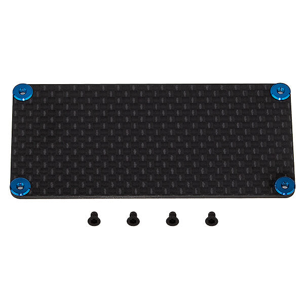 TEAM ASSOCIATED RC10B6.4 FT ESC WEIGHT CARBON FIBRE