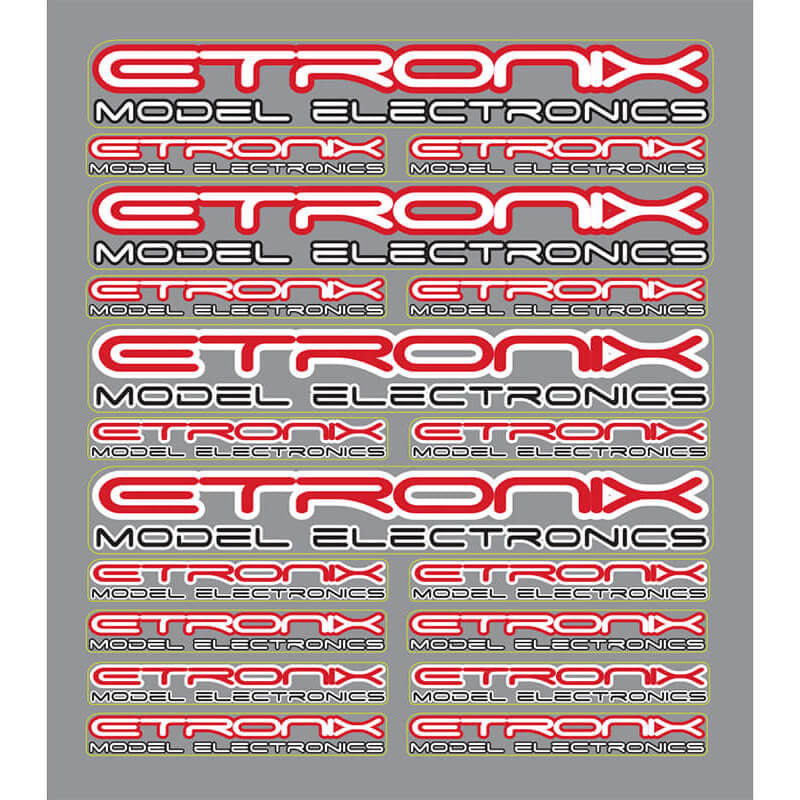 CML ETRONIX MINI DECAL SHEET