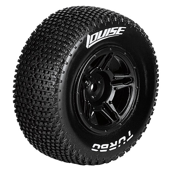LOUISE RC SC-TURBO 1/10 RR SUPER SOFT SLASH RR SLASH 4*4 BLACK