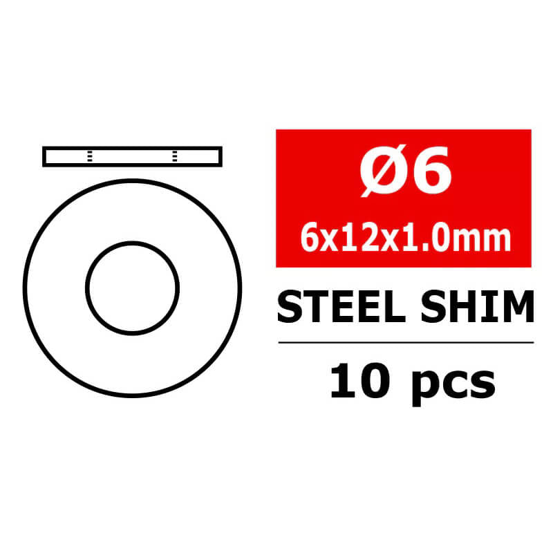 CORALLY STEEL METRIC SHIM60X12X1.0MM 10 PCS