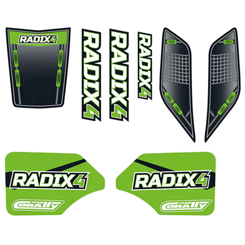 CORALLY BODY DECAL SHEET - RADIX 4S