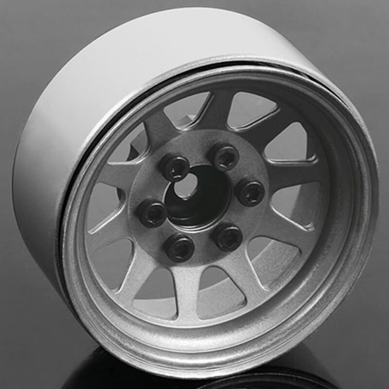 RC4WD OEM STAMPED STEEL 1.9 Inch BEADLOCK WHEELS (PLAIN)