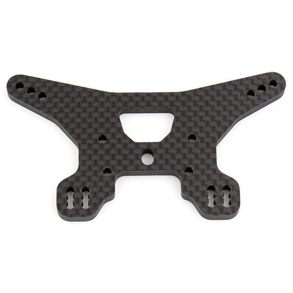 TEAM ASSOCIATED B64 REAR SHOCK TOWER WOVEN CARBON FIBRE