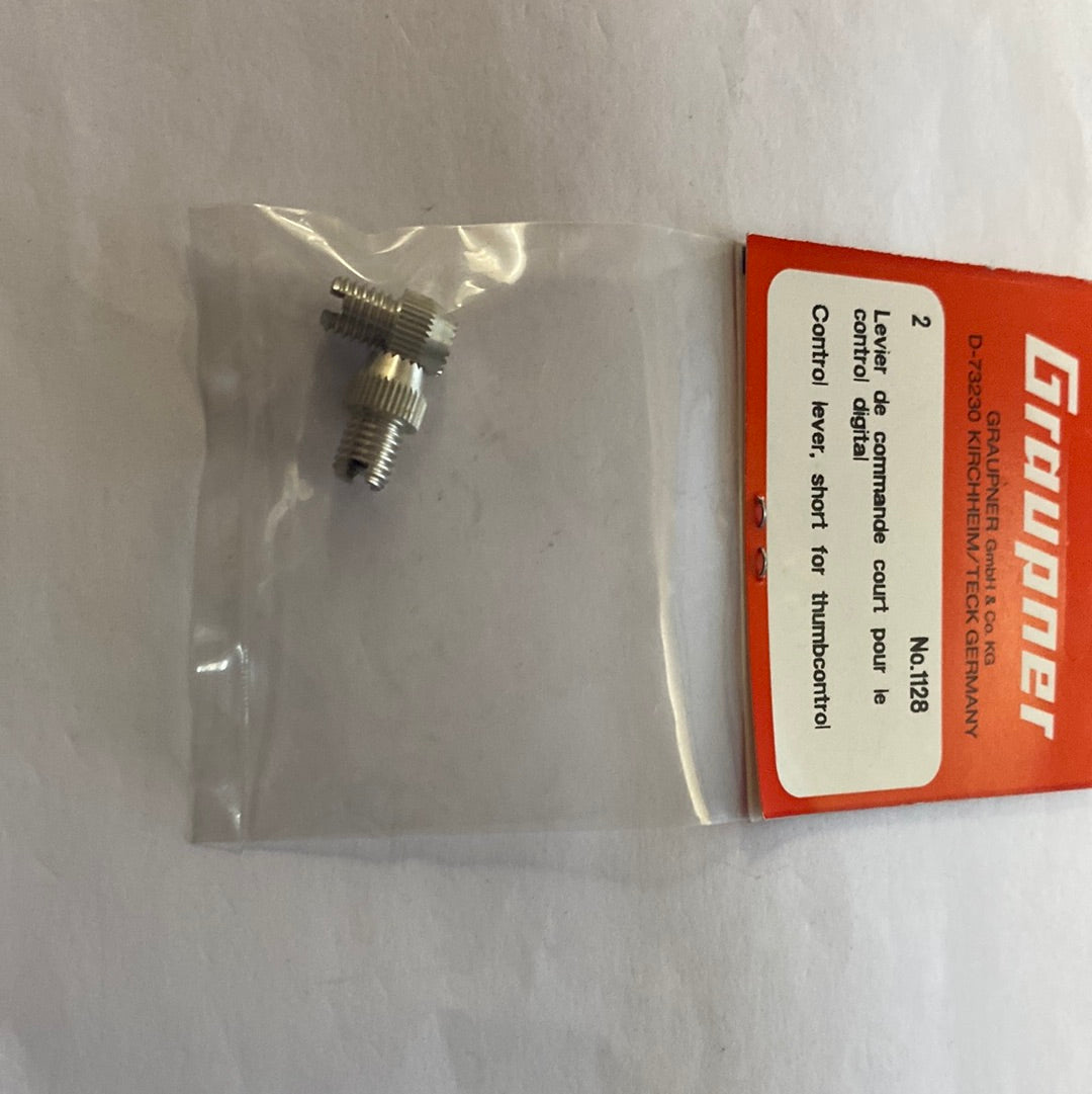 Graupner Stick knobs - Short (Pair) 1128 (BOX 6)
