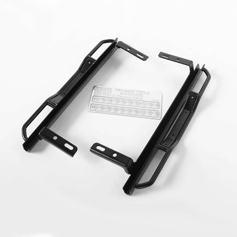 RC4WD RANCH SIDE STEP SLIDERS FOR TRAXXAS TRX-4 79 BRONCO RANGER XLT (BLACK)