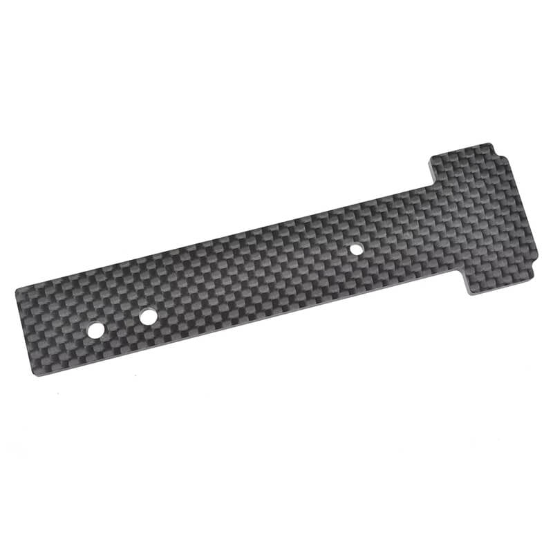 CORALLY CHASSIS PLATE REARCARBON 3MM