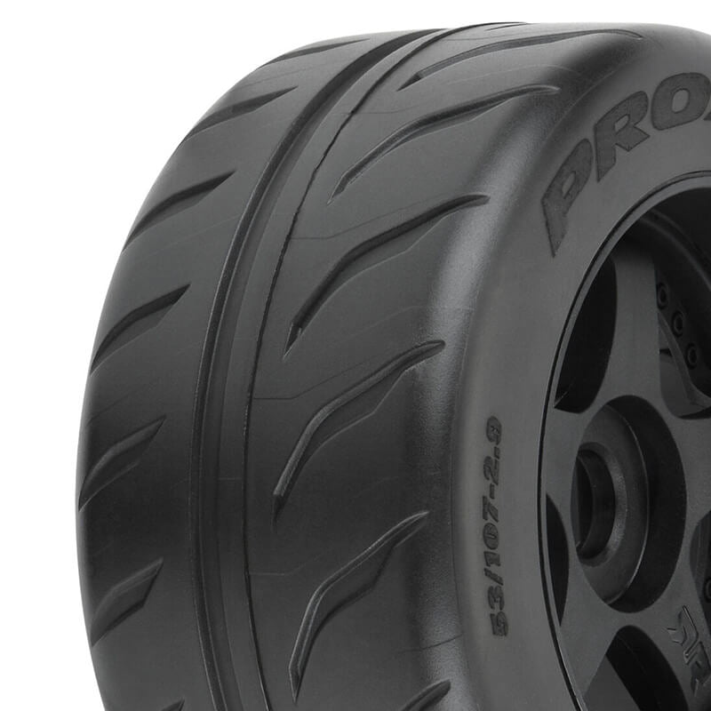 PROLINE TOYO PROXES 53mm 2.9 Inch S3 BELTED TYRE / BLACK 17MM WH