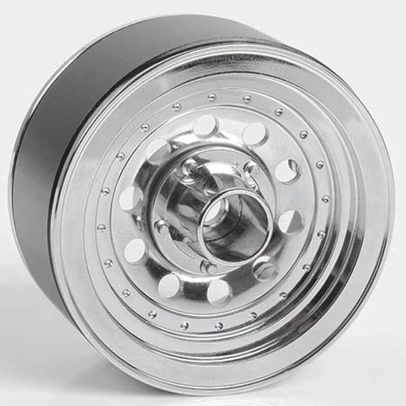 RC4WD CLASSIC 10-HOLE CHROME 1.9 Inch BEADLOCK WHEELS