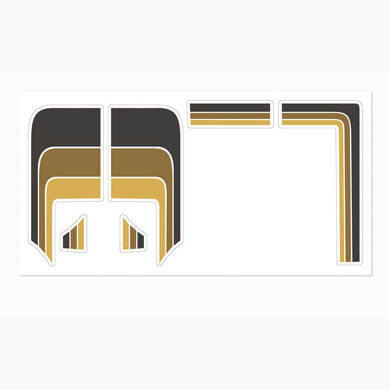 RC4WD TOYOTA 79-81 BODY DECALS (BROWN)