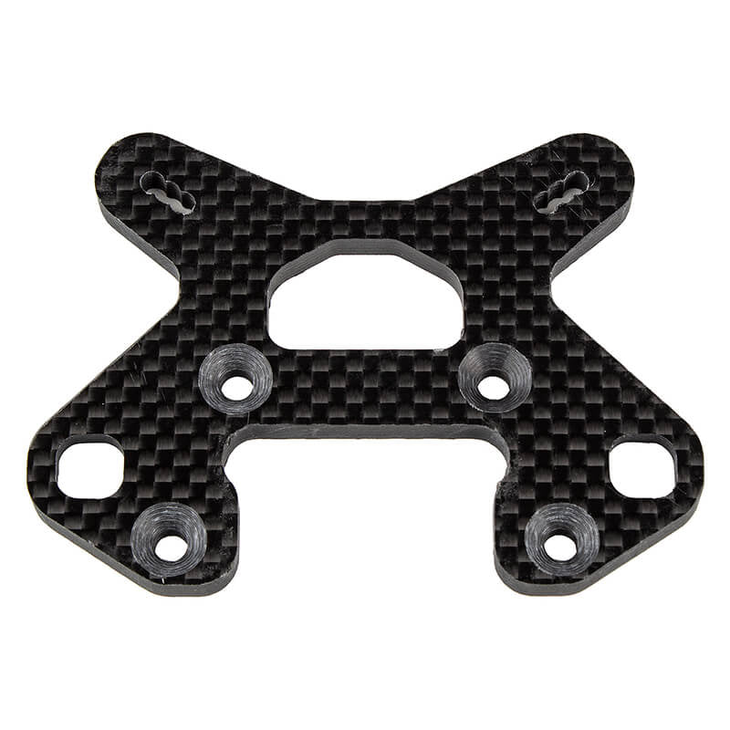 TEAM ASSOCIATED RC8B4.1/e FT FRONT SHOCK TOWER 26.5 CARBON
