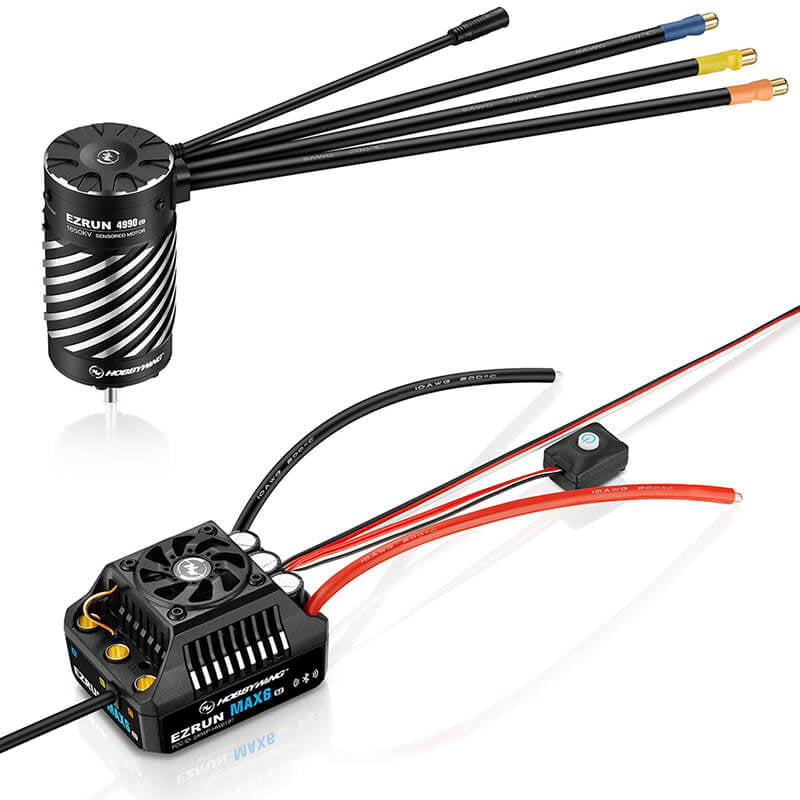 HOBBYWING COMBO EZRUN MAX6 G2ESC + 4990SD-1650KV G2 MOTOR