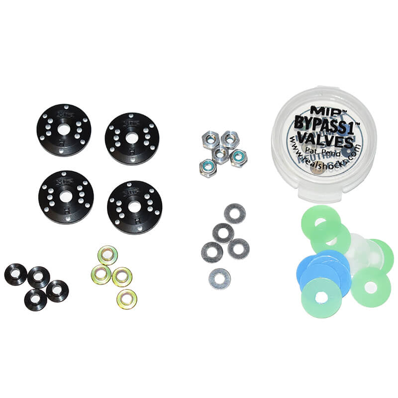 MIP BYPASS1 HI-FLOW PISTON KIT6-HOLE x 1.3mm 1/8TH SCALE