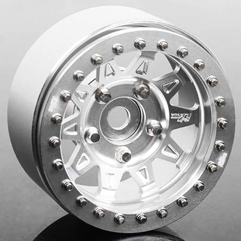 RC4WD DIRTY LIFE ROADKILL 1.7 Inch BEADLOCK WHEELS (SILVER)
