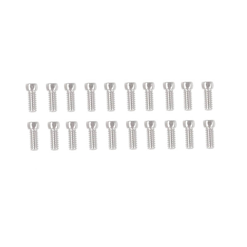 RC4WD SCALE HEX HEAD BOLTS (M1.6 x 4MM) SILVER