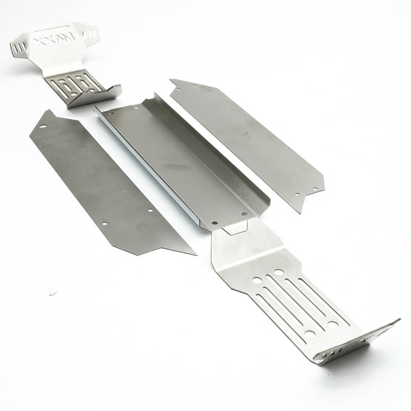 FASTRAX MAXX STAINLESS STEEL CHASSIS ARMOR SKID PLATE KIT