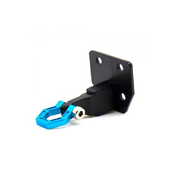 FASTRAX DELUXE ALUM. BUMPER MOUNT PLATE & SHACKLE (BLUE)