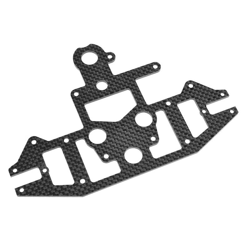 CORALLY SUSPENSION PLATESSX823 FRONT LOWER 3K CARBON
