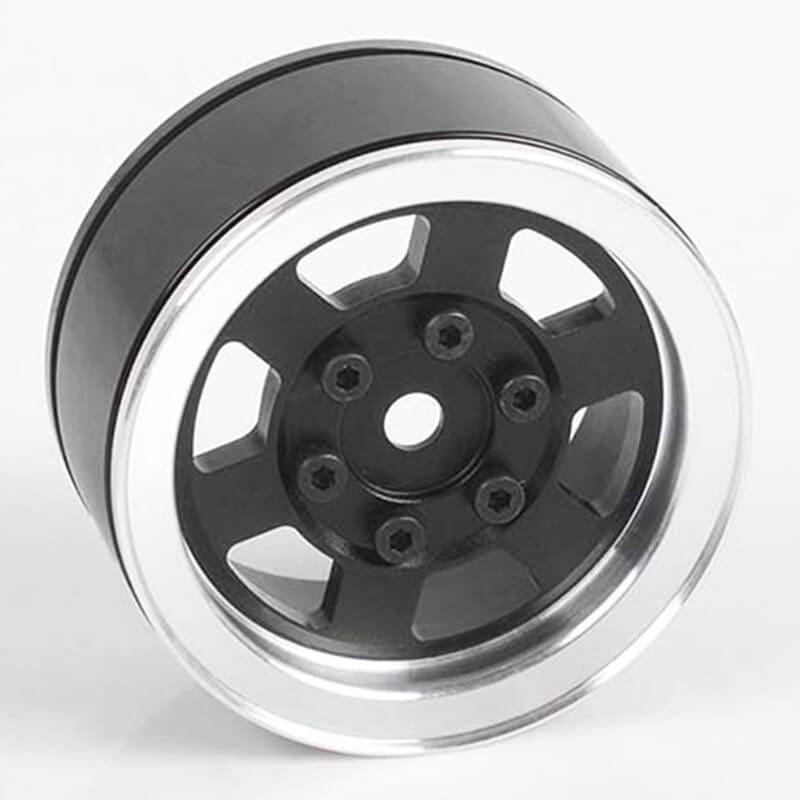 RC4WD SIX-SPOKE 1.55 Inch SINGLE INTERNAL BEADLOCK WHEEL (BLACK)