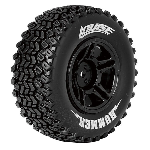 LOUISE RC SC-HUMMER 1/10 RR SOFT SLASH RR SLASH 4*4 F/R BLACK
