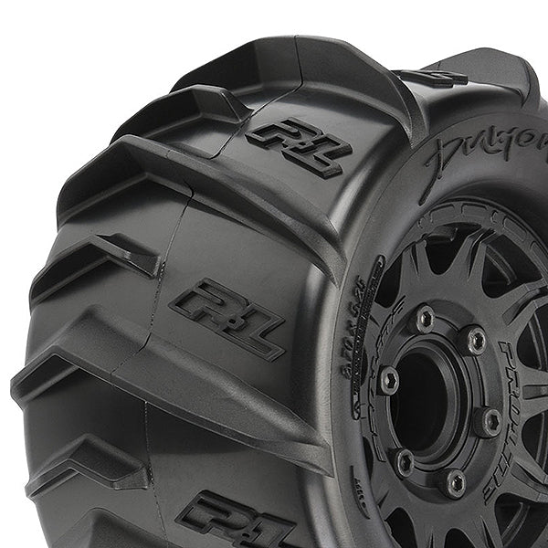 PROLINE DUMONT 2.8 Inch SAND TYRES RAID BLK 6X30 R/HEX 12MM WHEEL