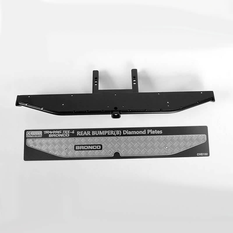 RC4WD KS REAR BUMPER FOR TRAXXAS TRX-4 79 BRONCO RANGER XLT (BLACK)