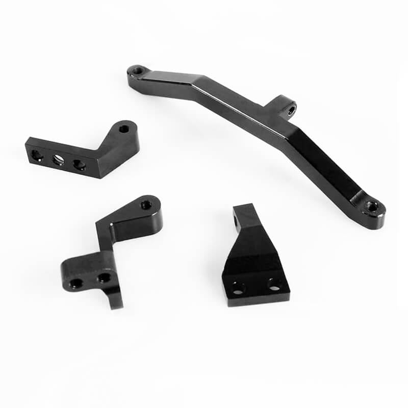 RC4WD GELANDE 2 FRONT 3 LINK & PANHARD MOUNT (BLACK)