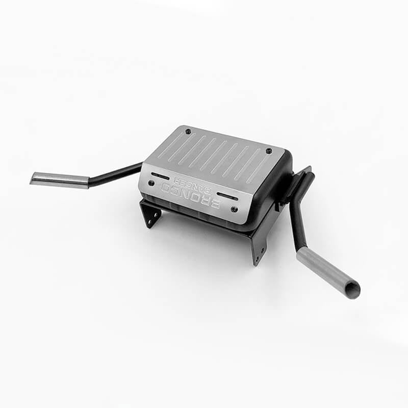 RC4WD FUEL TANK W/DUAL EXHAUST FOR TRAXXAS TRX-4 79 BRONCO RANGER XLT