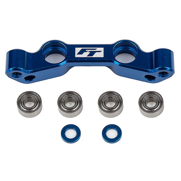 TEAM ASSOCIATED RC10B6.4 FT STEERING RACK BLUE ALUMINIUM