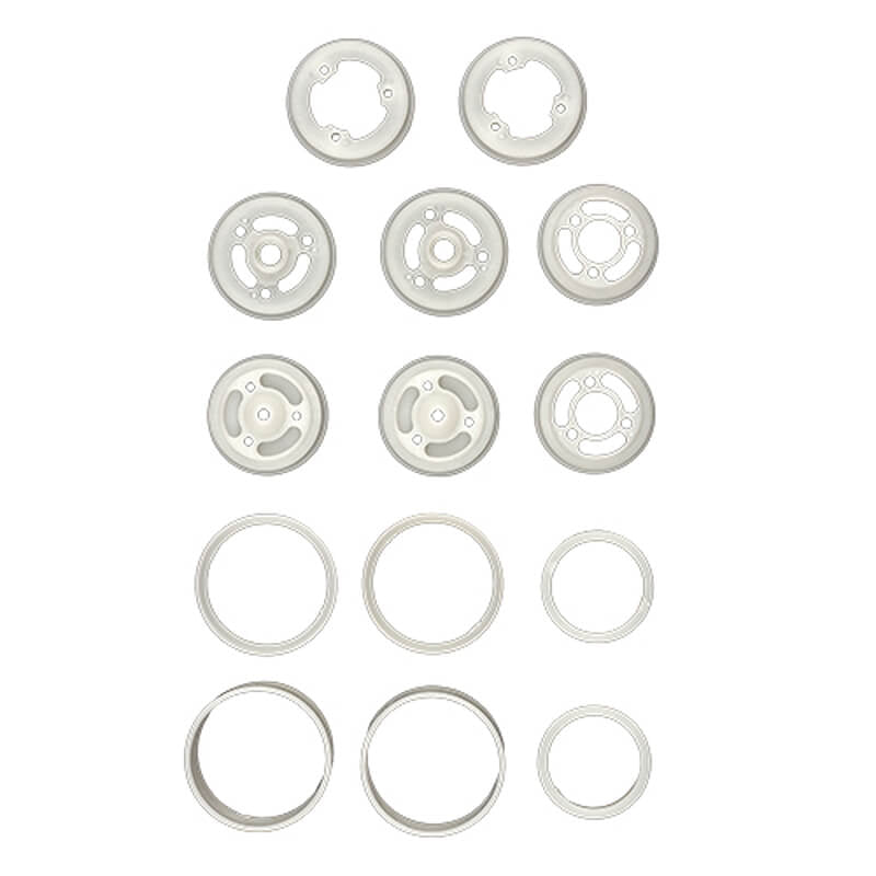 ASSOCIATED RC10 MODEL 24 WHEEL SET WHITE