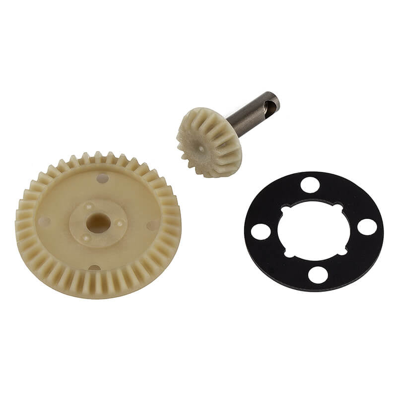 TEAM ASSOCIATED B74.2 FT RING & PINION GEAR SET MOULDED