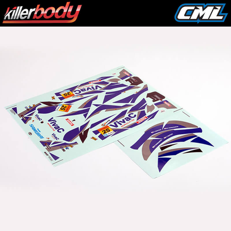 KILLERBODY VivaC 86 MC RACING DECAL SHEET