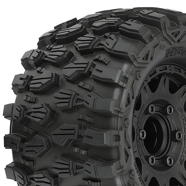PROLINE HYRAX 2.8 Inch TYRES ON RAID BLK R/HEX WHEELS STAMPEDE