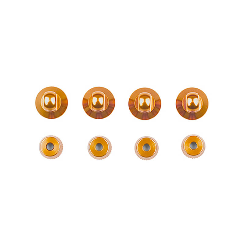 TEAM ASSOCIATED ENDURO RC10TT SHOCK CAP SET GOLD
