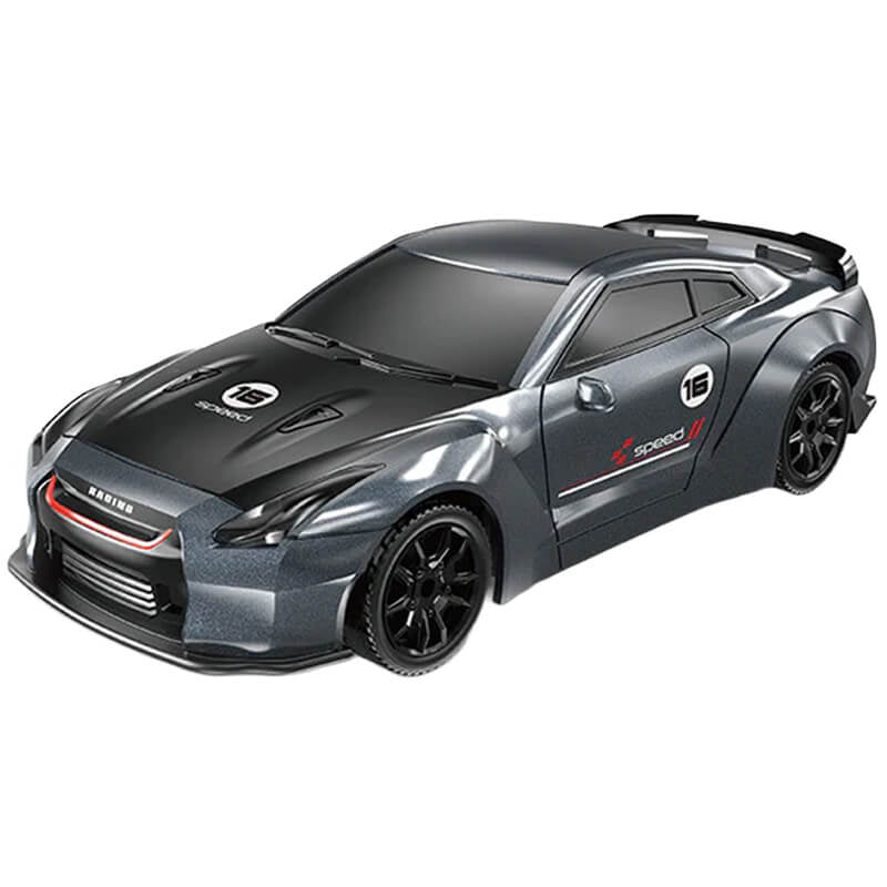 E-ZEE RC 1/43 LIGHTING GTR 4WD DRIFT CAR w/GYRO - SILVER EZ-8503ESL
