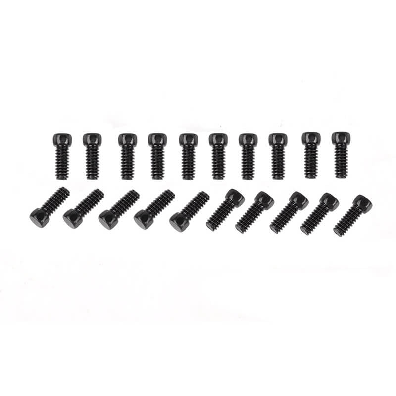 RC4WD SCALE HEX HEAD BOLTS (M1.6 x 4MM) BLACK